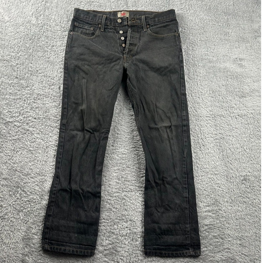 Levi's 501 Mens Jeans Dark Wash Button Fly Straight Leg Size 32x30